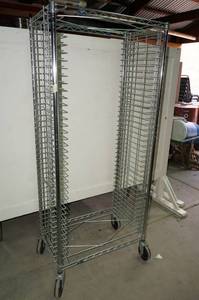 lot 92 image: Rolling Kitchen Rack