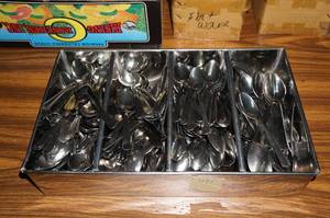 lot 98 image: Table Spoons