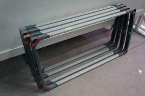 lot 119 image: 4 Shelving frames