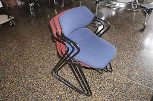 lot 138 image: 3 Fabric Chairs