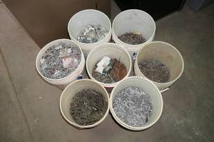 lot 178 image: 7 Buckets of Fasteners