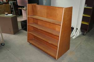 lot 129 image: Dual sided Book Case