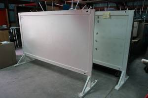 lot 140 image: 2 White Divider Walls