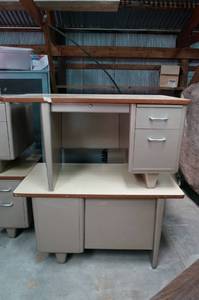 lot 144 image: 2 Teacher Desks
