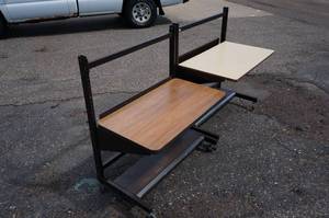 lot 187 image: 2 Rolling Desks