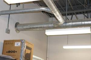 lot 11A image: Dust Collector System Duct Work and Hoses