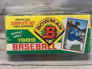 lot 29 image: 1989 Bowman Baseball Card Set