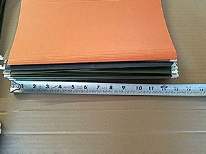 lot 414 image: Hanging File Folders 13in.