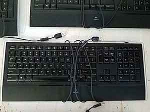 lot 415 image: Lot of (4) Logitech Illuminated Computer Keyboards Wired K740