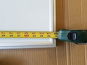 lot 420 image: Dry Erase Board 36x24in., Dry Erase Markers
