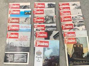 lot 48 image: Lot of 18 Train Magazines from 1960s & 1970s