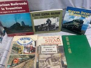 lot 45 image: Lot of 7 Train Books