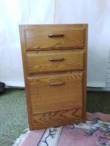 Unfinished Wooden Cabinet