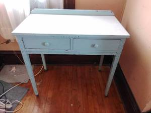 Vintage Blue Vanity