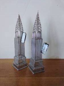Pair of Chrysler Building Statues