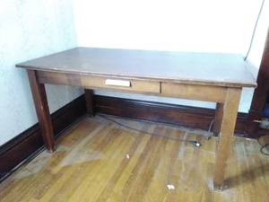 Vintage Library-Style Table