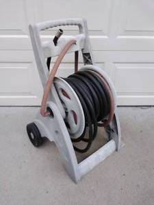Hose Caddy with Hose