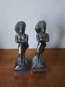 Pair of Metal Trophies