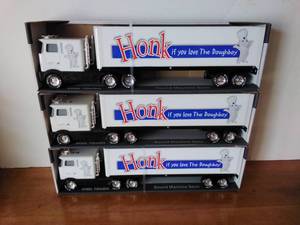 3 Pillsbury Doughboy Nylint Semi Trucks with Sound