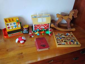 Lot of Misc. VINTAGE & Modern Toys