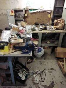 Contents of Basement Workroom