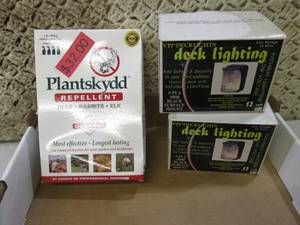 lot 22 image: 2 Deck Lighting Lights and Plantsky...