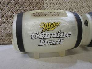 lot 31 image: 2 Miller Genuine Draft Barrel Dispe...