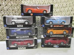 lot 57 image: Lot of 7 Die Cast Cars in Box 132 ...
