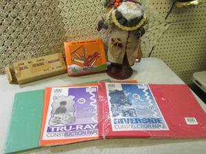 lot 75 image: 3 Packs of Construction Paper and O...