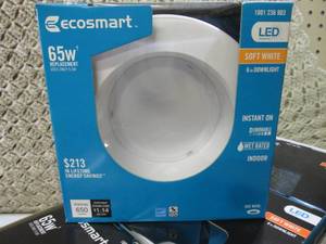 lot 82 image: Lot of 4 Ecosmart LED 6 Replacemen...