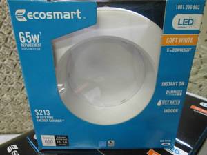 lot 84 image: Lot of 4 Ecosmart LED 6 Replacemen...