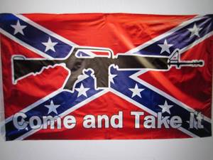lot 94 image: 3 ft x 5 ft Come And Take It Flag N...