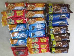 lot 156 image: Assorted Packs of Cookies Etc  C-1...