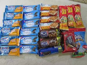 lot 157 image: Assorted Packs of Cookies Etc  C-1...