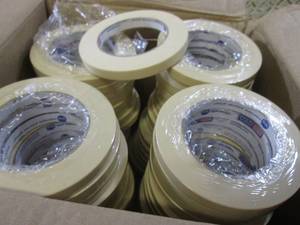 lot 201 image: 72 Rolls of Masking Tape 12 x 60 ...
