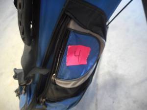 lot 14 image: Lancer Golf Clubs w Bag (pink #4)