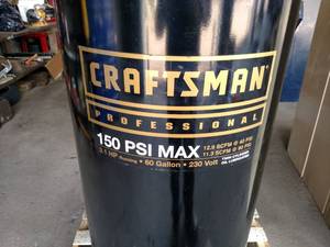 lot 5 image: Craftsman Professional Air Compress...