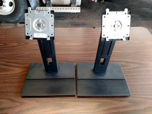 lot 14 image: (2) Swivel Laptop Stands...