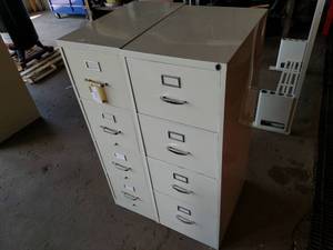 lot 25 image: (2) File Cabinets...