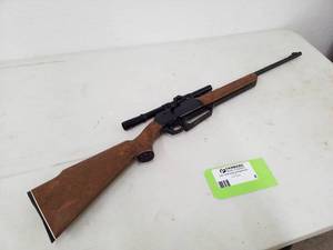 lot 8 image: Pump Rifle with 4x15 Scope