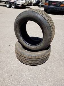 lot 18 image: Lot of (2) Michelin Latitude Tour P26560R18 Tires