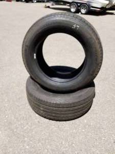 lot 19 image: Lot of (2) Michelin Latitude Tour P26560R18 Tires