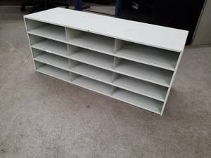 lot 2004 image: Bookcase 12-Cubbie