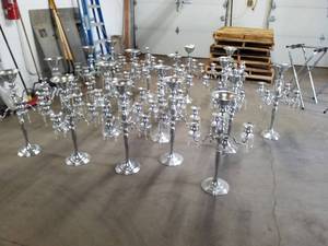 lot 1003 image: Lot of (18) Candelabras