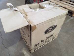 lot 1007 image: Lot of (6) Banquet Glass Centerpiece Vase