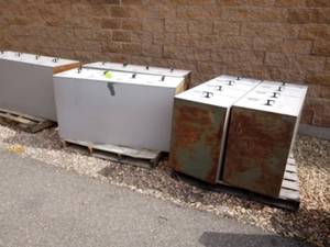 lot 553 image: Lot of (5) Fire Fyter Fireproof File Cabinet 4-Drawer