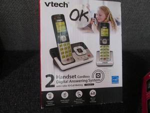 lot 19 image: Vtech 2 Handset Digital Answering S...