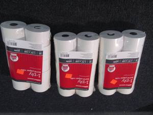 lot 42 image: 3- 10 pks 1-ply Bond Paper Rolls 1....