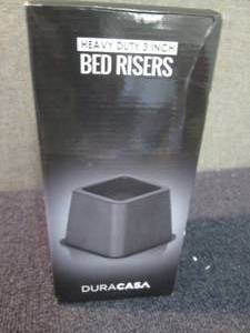 lot 52 image: Set of 6 Heavy Duty 3 inch Bed Rise...