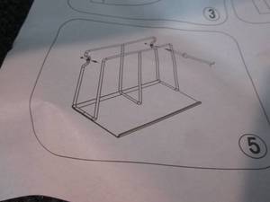 lot 84 image: White Tablet RackMagazine Holder...